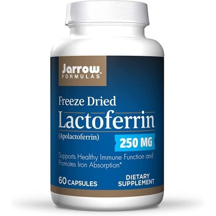 Jarrow Formulas Lactoferrin 250Mg Immune-Supporting Glycoprotein 60 Capsules - 60 Servings