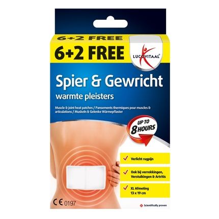 Lucovitaal Muscle & Joint Heat Patch Back