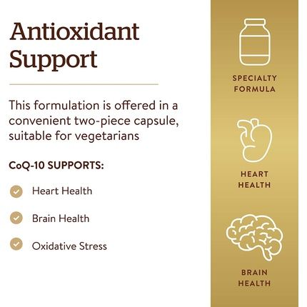 Solgar Coq-10 200Mg Vegetable Capsules - Image 3