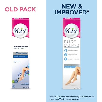 Veet Hair Removal Cream For Sensitive Skin 200Ml