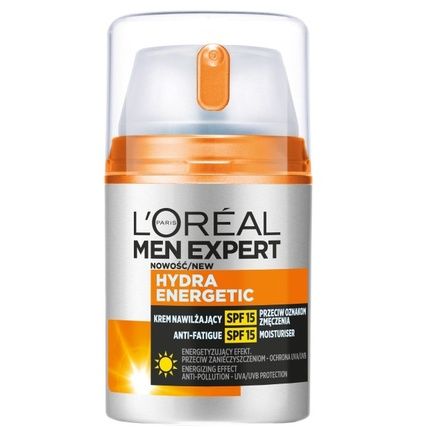 L'Oreal Men Expert Hydra Energetic Moisturizing Cream Against Signs Of Fatigue Spf15 50Ml