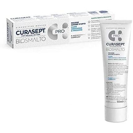 Curasept Biosmalto Carie Abrasione Erosione Mousse With Mint 50Ml