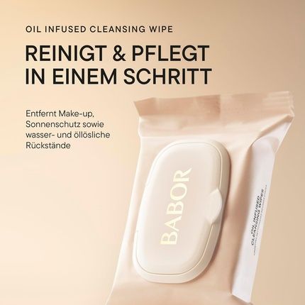 Babor Oil Infused Cleansing Wipes With Panthenol