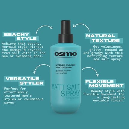 Osmo Matt Salt Spray For Volume And Mattifying Texture