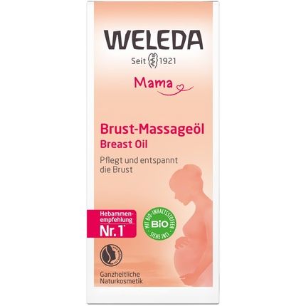 Weleda Bio Breast Massage Oil Nourishing Natural Breast Oil For Tension Relief During Pregnancy And Breastfeeding 50Ml - Image 3