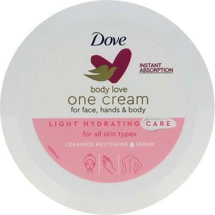Dove Body Love One Cream For Dry Skin Light Hydration Instantly Absorbed 250Ml - Image 3