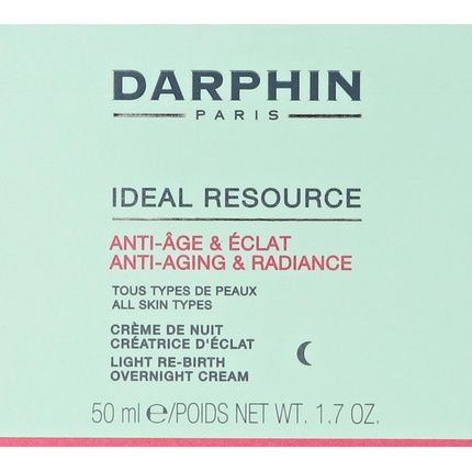 Darphin Ideal Resource Light Rebirth Overnight Cream For Women 1.7Oz Cream