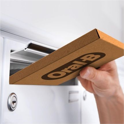 Oral-B Pro Cross Action Electric Toothbrush Head X-Shape And Angled Bristles Pack Of 16 Toothbrush Heads White