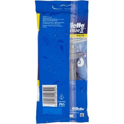 Gillette Blue Ii Slalom Disposable Razor - Pack Of 5 - Image 3