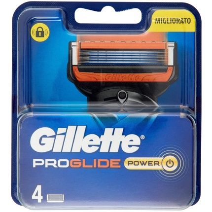 Gillette Proglide Power Men'S Razor Blades 4 Replacement Blades