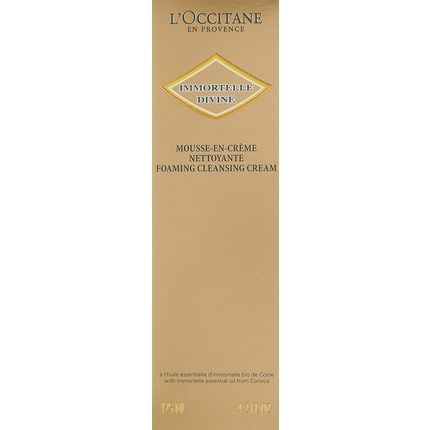 L'Occitane Immortelle Divine Foaming Cleansing Cream 125Ml