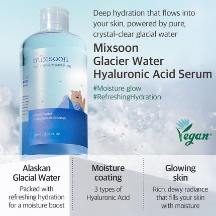 Mixsoon Essential Glass Skin Duo Exfoliating Bean Essence Hydrating Glacier - Image 3