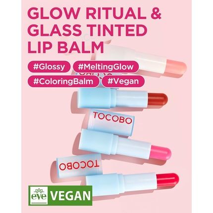 Tocobo Glass Tinted Lip Balm No.013 Tangerine Red 3.5G