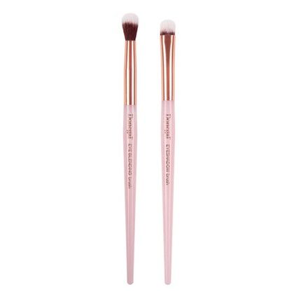 Donegal Mineral Eyeshadow Brush Pink 4293 - 2 Pieces