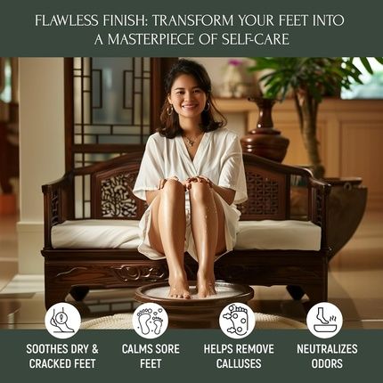 Vis Plantis Foot Soak Salt With Green Tea & Urea Regenerating Foot Spa Soak 560G