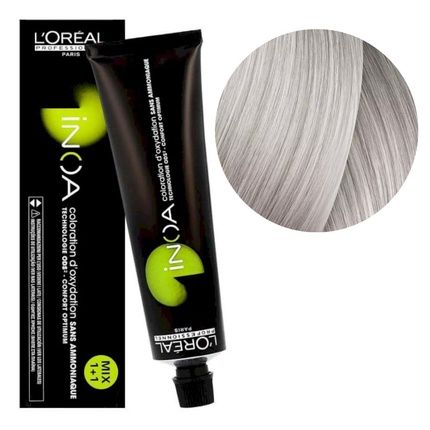 L'Oreal Inoa Color 101 Platinum Ash Blonde Hair Color 60G