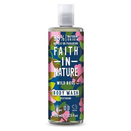 Faith In Nature Natural Wild Rose Shower Gel 400Ml
