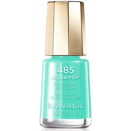 Mavala Pop Wave Collection 2025 Aqua Pop 485 Nail Polish 5Ml