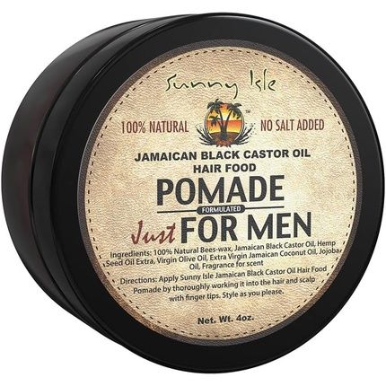 Sunny Isle Jamaican Black Castor Oil Pomade For Men 4 Oz