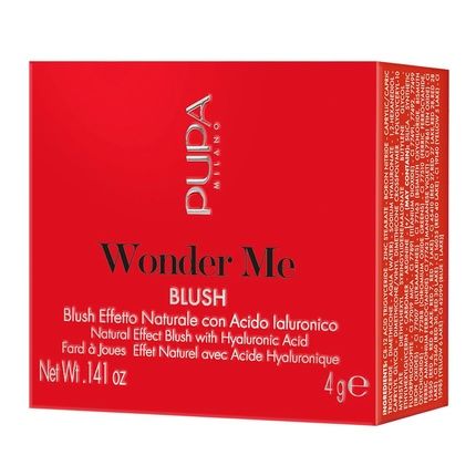 Pupa Milano Wonder Me Blush 007 Good Vibes Matt 0.141 Oz - Smooth Texture - Blends Easily - No Powdery Effect - Talc-Free - Paraben-Free - Enriched With Hyaluronic Acid Powder Make Up - Image 3