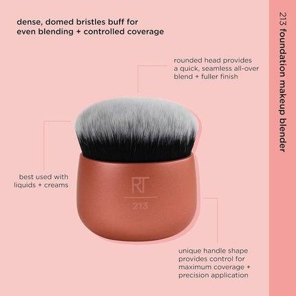 Real Techniques Face Makeup Blender Brush Multi-Coloured - Image 3