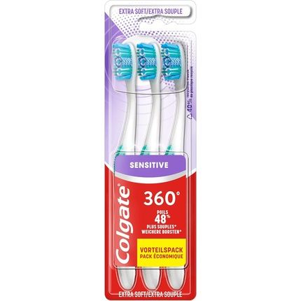 Colgate 360 Deep Clean Extra Soft Toothbrush - Removes Bacteria From Teeth - Image 3