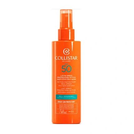 Collistar Sun Care Active Protection Milk Spray Ultrarapid Application Spf50 200 Ml