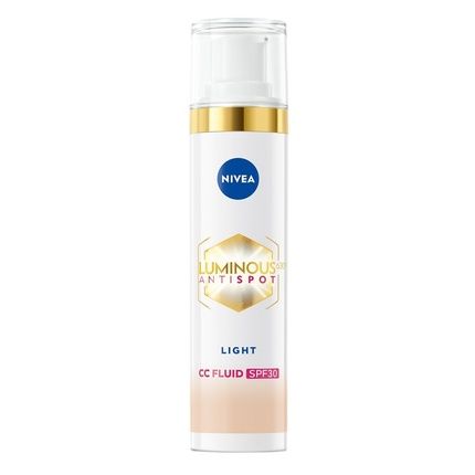 Nivea Luminous 630 Cc Fluid 3 In 1 Spf 30+ Foundation For Face 01 Light 40Ml