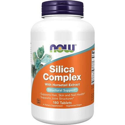 Now Foods Silica Complex Vegetarian 500Mg 180 Tablets