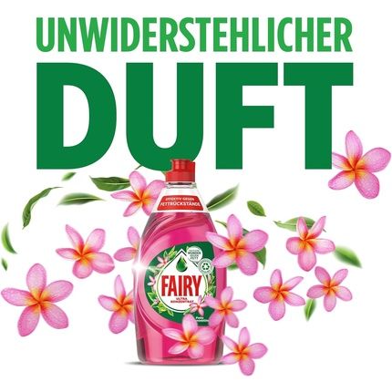 Fairy Ultra Concentrated Pink Jasmine Dishwashing Liquid 900Ml With Effective Formula For Perfectly Clean Dishes