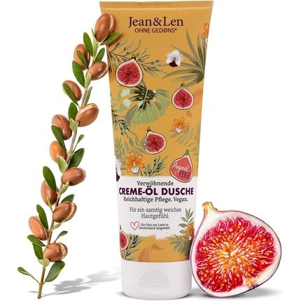 Jean & Len Pampering Cream Shower Oil With Argan Oil And Fig
