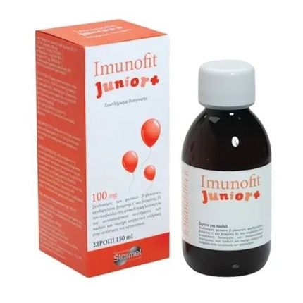 Starmel Valens Imunofit Junior 100Mg - Children'S Syrup For Immune Support With Apple Flavor, 150Ml