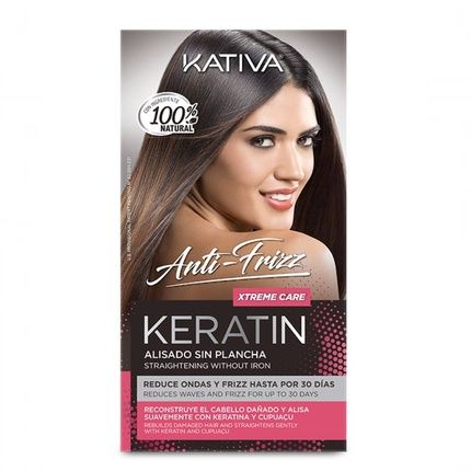 Kativa Keratin Antifrizz Smoothing Without Ironing Xtrem Care 30 Days Set 3 Pieces