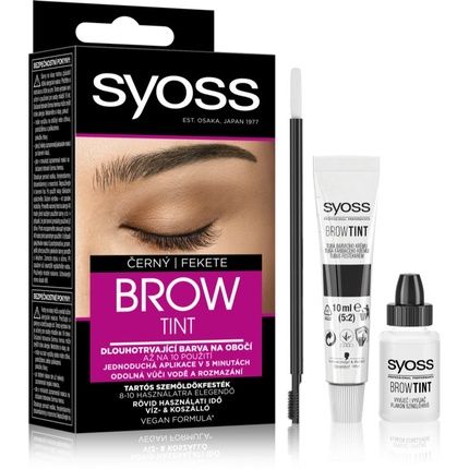 Syoss Brow Tint - Black, 10 Ml