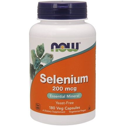 Now Foods Selenium 200Mcg Vcaps 180 Count