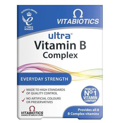 Vitabiotics Ultra Vitamin B Complex Dietary Supplement 60 Tablets