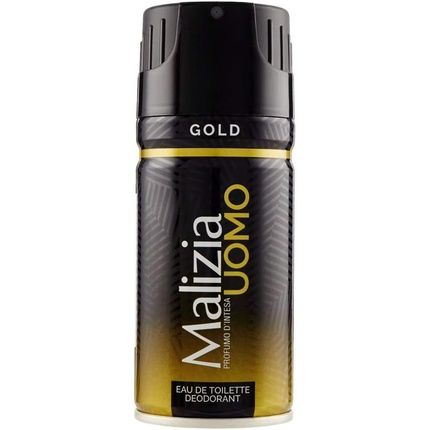 Malizia Uomo Gold Deodorant Spray For Men 150Ml