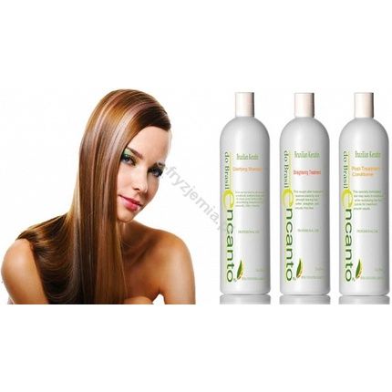 Encanto Keratin Hair Straightening Set 3X236Ml