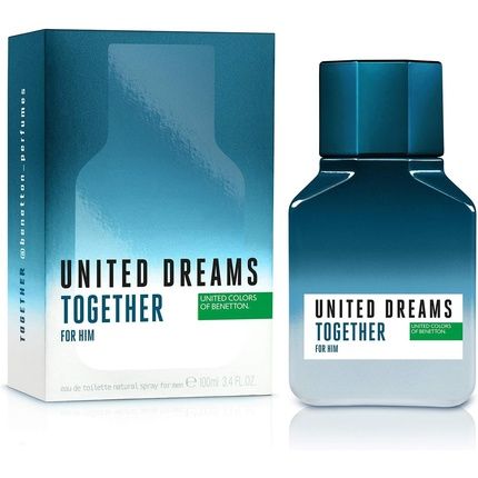 Benetton United Dreams Together Eau De Toilette For Men - Fresh And Casual