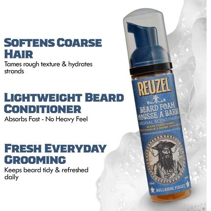 Reuzel Beard Foam Reduces Beardruff And Itchy Skin 70Ml