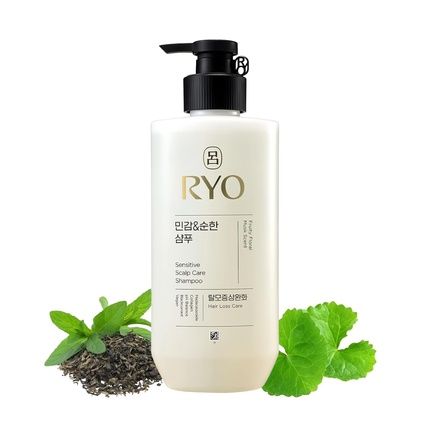 Ryo Sensitive Scalp Care Shampoo With Korean Ginseng And Caffeine
