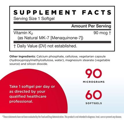 Mk-7 90Mcg 60 Softgels