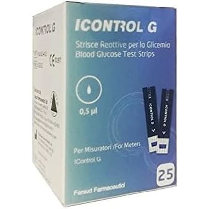 Farsud Farmaceutici Icontrol G Glycemic Strips 25 Strips