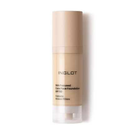 Inglot Skin Focused Care Face Foundation Spf 50+ 301 Light Olive