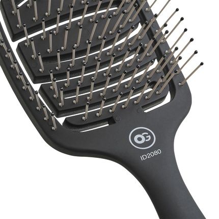 Essential Care Flex Thick Hair Bristles Matt Black