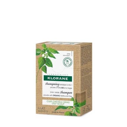 Klorane Nettle Shampoo Mask 2 In 1 Powder For Oily Hair 8X3G