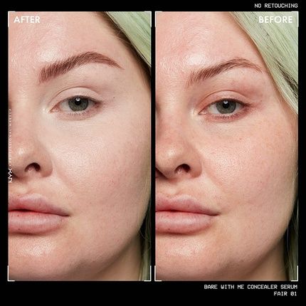 Nyx Professional Make Up Bare With Me Concealer Serum #01 Fair 9.6Ml - Image 3