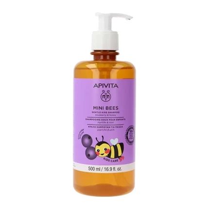 Apivita Mini Bees Gentle Kids Shampoo With Blueberry And Honey 500Ml