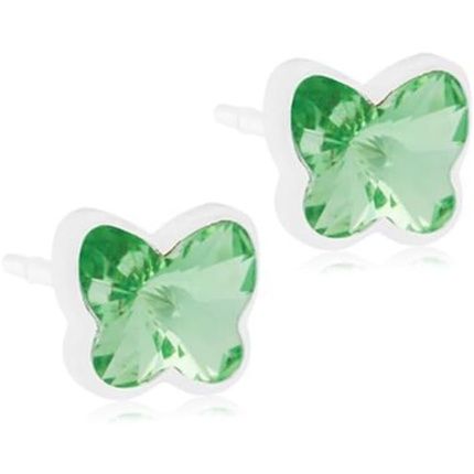 Blomdahl Nickel Free Medical Plastic 5Mm Butterfly Stud Earrings