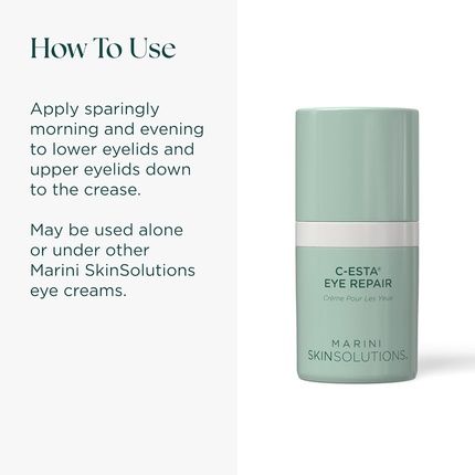 Marini Skinsolutions Cesta Eye Repair Vitamin C Eye Cream With Dmae - Image 3